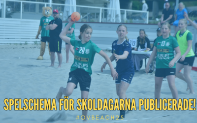 Spelschemat för skolklasserna publicerat!
